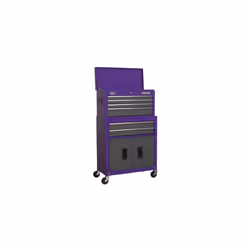 Sealey AP2200BBCP Topchest & Rollcab Combination 6 Drawer with Ball Bearing Slides - Purple/Grey