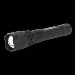 Aluminium Torch 10W SMD LED Adjustable Focus Rechargeable