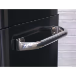 Sealey Ap28204Br Rollcab 4 Drawer Retro Style- Black/Red Anodised Drawer Pulls
