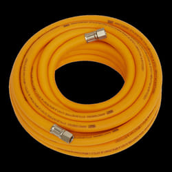 Air Hose 10m x &#216;10mm Hybrid High-Visibility with 1/4&quot;BSP Unions