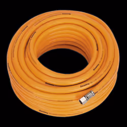 Air Hose 20m x &#216;8mm Hybrid High-Visibility with 1/4&quot;BSP Unions