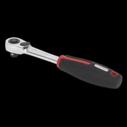 Ratchet Wrench 1/4&quot;Sq Drive Compact Head 72-Tooth Flip Reverse Platinum Series