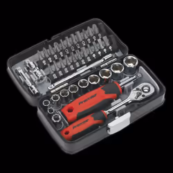Socket & Bit Set 38pc 1/4"Sq Drive
