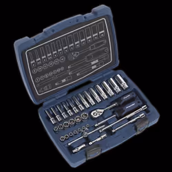 Socket Set 33pc 1/4"Sq Drive 6pt WallDrive® Metric