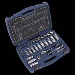 Socket Set 34pc 3/8"Sq Drive 6pt WallDrive® Metric