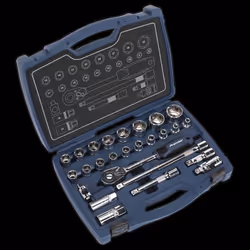 Socket Set 26pc 1/2"Sq Drive 6pt WallDrive® Metric