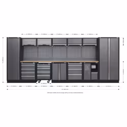 Superline PRO® 4.9m Storage System - Wood Worktop - Additional view 4