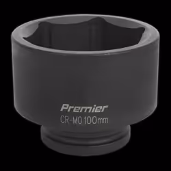 Impact Socket 100mm 1&quot;Sq Drive