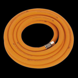 Air Hose 5m x &#216;10mm Hybrid High-Visibility with 1/4&quot;BSP Unions