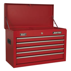 Sealey Ap225 Topchest 5 Drawer With Ball Bearing Runners - Red