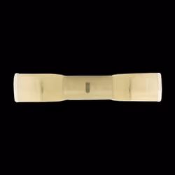 Cold Seal Butt Connector Yellow &#216;5.9mm Pack of 10