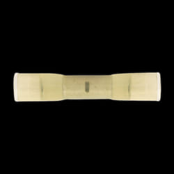 Cold Seal Butt Connector Yellow &#216;5.9mm Pack of 10