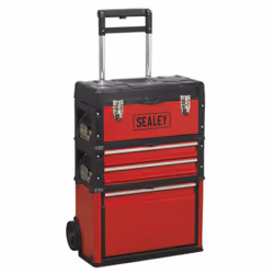 Sealey Ap548 Mobile Steel/Composite Toolbox - 3 Compartment