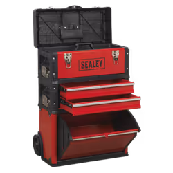 Sealey Ap548 Mobile Steel/Composite Toolbox - 3 Compartment
