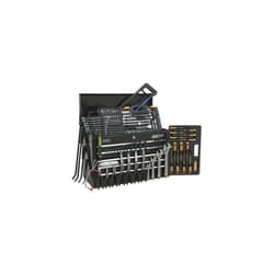 Sealey AP225BCOMBO Topchest 5 Drawer with Ball Bearing Slides - Black & 230pc Tool Kit