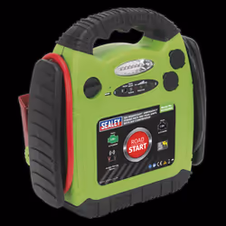 RoadStart® Emergency Jump Starter with Air Compressor 12V 900 Peak Amps