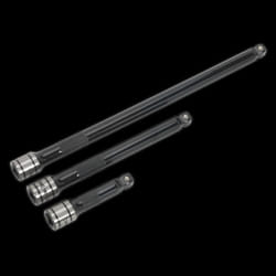 Wobble/Rigid Extension Bar Set 3pc 3/8&quot;Sq Drive Black Series