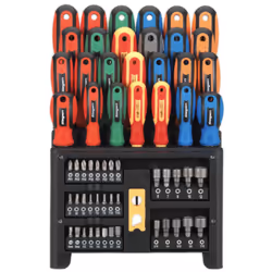 Screwdriver, Bit & Nut Driver Set 61pc