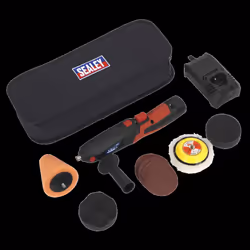 Cordless Mini Sander/Polisher Kit Ø75mm 12V Lithium-ion