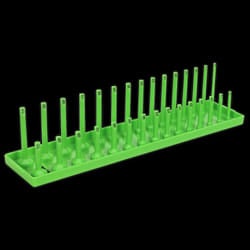 Socket Holder 3/8&quot;Sq Drive 6-21mm Hi-Vis Green