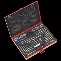 Tap & Die Set 37pc Split Dies - Metric