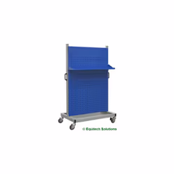 Industrial Mobile Storage System with Shelf