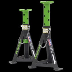 Axle Stands (Pair) 3 Tonne Capacity per Stand - Green