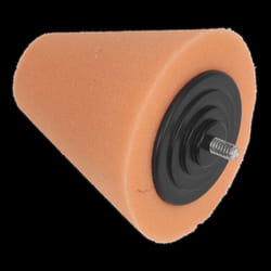 Buffing & Polishing Foam Cone Orange/Firm