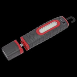 Rechargeable 360&#176; Inspection Light 15W & 3W SMD LED Red 2 x Lithium-ion