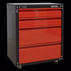 Modular 4 Drawer Cabinet with Worktop 665mm