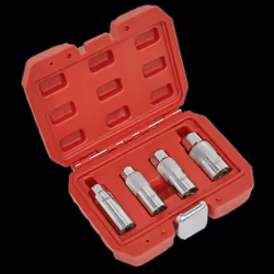 Magnetic Spark Plug Socket Set 4pc 3/8"Sq Drive