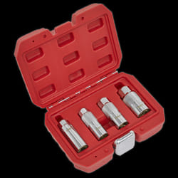 Magnetic Spark Plug Socket Set 4pc 3/8&quot;Sq Drive