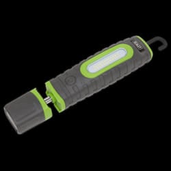 Rechargeable 360&#176; Inspection Lamp 15W & 3W SMD LED Green 2 x Lithium-ion