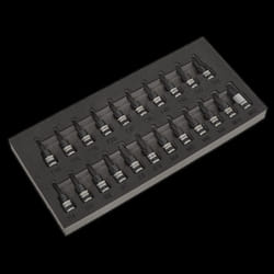 TRX-Star*/Hex/Spline Socket Bit Set 22pc 3/8&quot;Sq Drive Black Series
