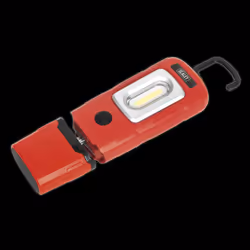 Rechargeable 360° Inspection Light 3W COB & 1W SMD LED Red Lithium-Polymer