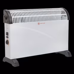 Convector Heater 2000W 3 Heat Settings Thermostat Turbo Fan