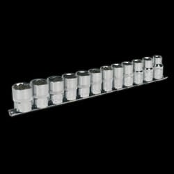 Socket Set 12pc 1/2&quot;Sq Drive 6pt WallDrive&#174; Metric