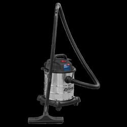 Vacuum Cleaner Wet & Dry 20L 1200W/230V Stainless Drum