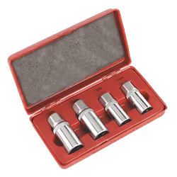 SEALEY - AK723 Stud Extractor Set 4pc 1/2"Sq Drive Metric