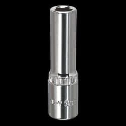 WallDrive&#174; Socket 9mm Deep 3/8&quot;Sq Drive Fully Polished