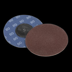 Quick-Change Sanding Disc &#216;75mm 80Grit Pack of 10
