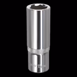 WallDrive&#174; Socket 15mm Deep 3/8&quot;Sq Drive Fully Polished