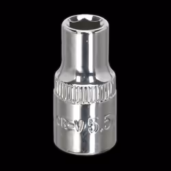 WallDrive&#174; Socket 5.5mm 1/4&quot;Sq Drive Fully Polished