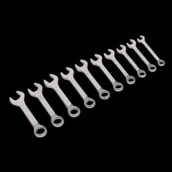 SEALEY - AK633 Combination Spanner Set 10pc Stubby Metric