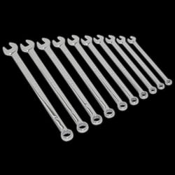 Combination Spanner Set 10pc Extra-Long Metric