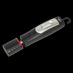 Rechargeable 360&#176; Inspection Light 4W & 3W SMD LED Black Lithium-ion