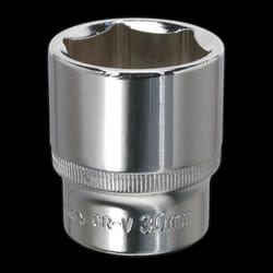 WallDrive&#174; Socket 30mm 1/2&quot;Sq Drive Fully Polished