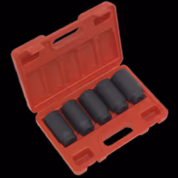 Impact Hub Nut Socket Set 5pc 1/2"Sq Drive