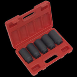 Impact Hub Nut Socket Set 5pc 1/2&quot;Sq Drive