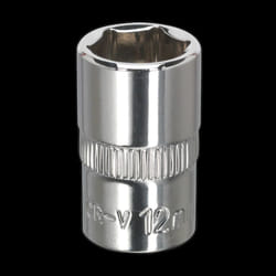 WallDrive&#174; Socket 12mm 3/8&quot;Sq Drive Fully Polished